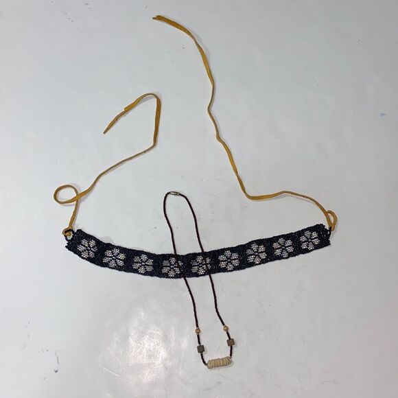 Lot 2 Pc Necklaces Hand Made - Picture 2 of 6